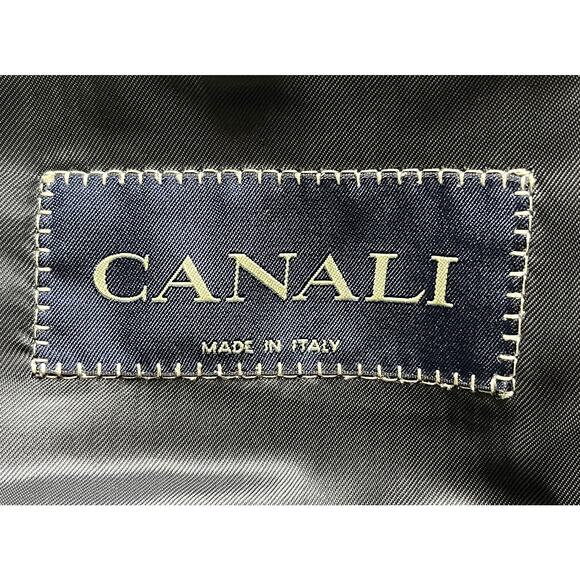 10-21 CANALI Men's Single-Breasted Blazer 100% Pure Wool Grey Size 48R - Picture 5 of 9